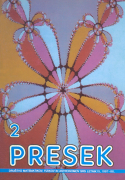 Presek 15 (1987-1988) 2