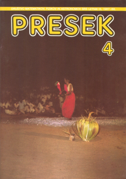 Presek 15 (1987-1988) 1