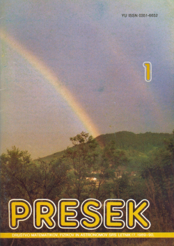 Presek 17 (1989-1990) 1