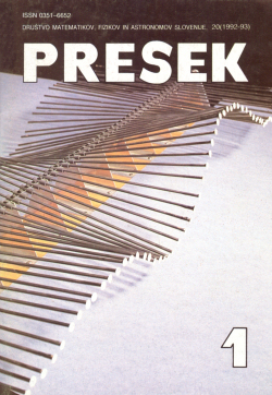 Presek 20 (1992-1993) 1