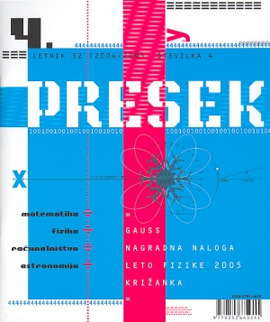 Presek 32 (2004/2005) 4