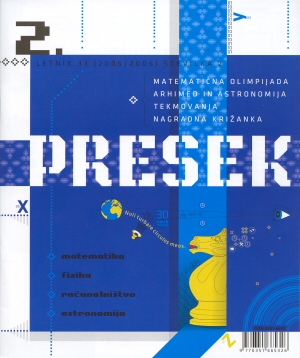 Presek 33 (2005/2006) 2