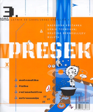 Presek 33 (2005/2006) 3