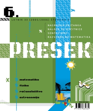 Presek 33 (2005/2006) 6