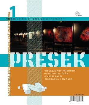 Presek 37 (2009/2010) 1