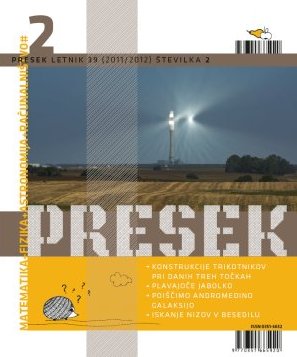 Presek 39 (2011/2012) 2