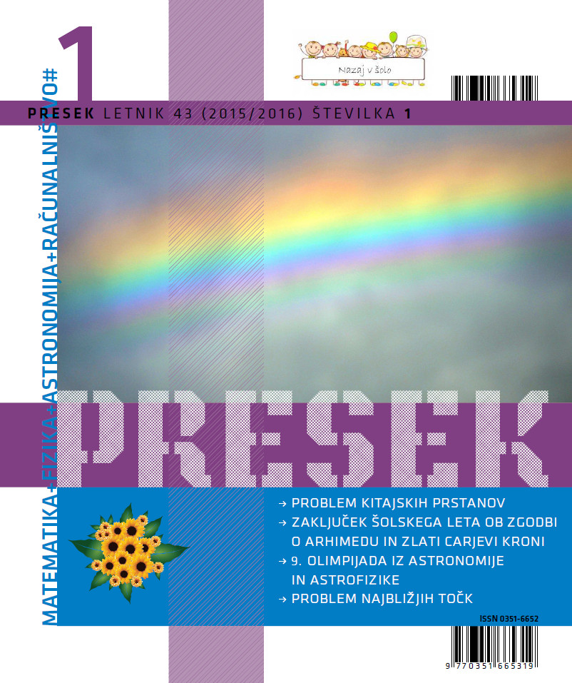 Presek 43 (2015/2016) 1